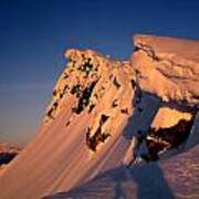 2m4414-summit Of Mt. Pilchuck Poster