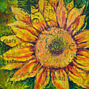 Sunflower Glory Poster