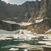 Sunlight On Iceberg Lake Poster