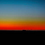 Sunrise At Turkey Point Dividing Creek New Jersey Poster