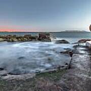 Sunrise In Sandycove Dublin Ireland Poster