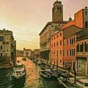 Sunrise In Venice Poster