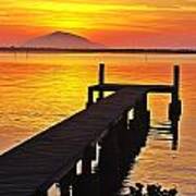 Sunrise On The Jetty Poster