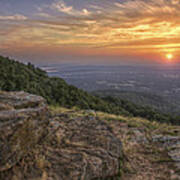 Sunrise Point From Mt. Nebo - Arkansas Poster