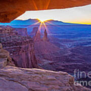 Sunrise Through Mesa Arch Poster