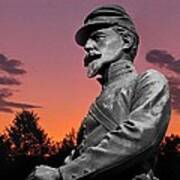 Sunset At Gettysburg Poster