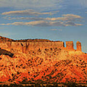 Sunset At Ghost Ranch Poster