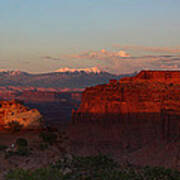 Sunset In Canyonlands National Park Poster