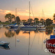 Sunset In Southport Poster