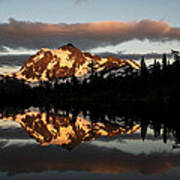 Sunset Mt. Shuksan Poster