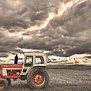 Superman Sepia Skies Poster