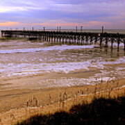 Surf City Pier Poster