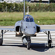 Swiss Air Force F-5e Tiger Recovering Poster