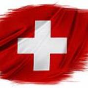 Swiss Flag Poster