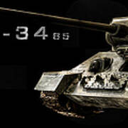 T-34 Soviet Tank Bk Bg 2 Poster