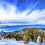 Tahoe From Heavenly Poster