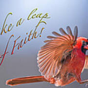 Take A Leap Of Faith Poster