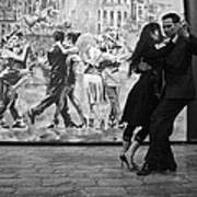 Tango Dancers In Buenos Aires Poster