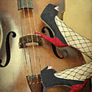 High Heels on Double Bass Poster