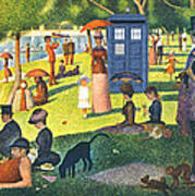 Tardis V Georges Seurat Poster