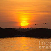 Tarpon Bay Sunset 2 Poster