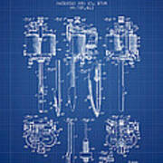 Tattooing Machine Patent From 1904 - Blueprint Poster