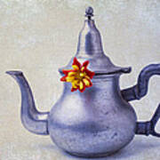 Teapot Dahlia Poster