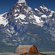 Teton Barn Poster