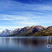 Tetons By The Lake Poster