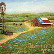 Texas Countryside Poster