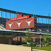 Texas Memorial Stadium - U T Austin Longhorns Poster