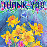 Thank You Card Poster