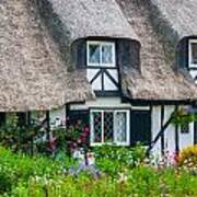 Thatched Cottage Hemingford Abbots Cambridgeshire Poster