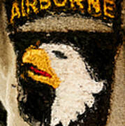 The 101st Airborne Emblem Painting Poster
