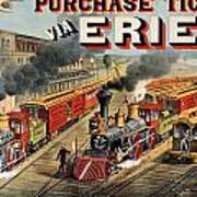 The American Railway Scene Poster