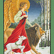 The Angel The Lion And The Lamb Poster