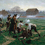 The Battle Of Lexington, 19th April 1775 Poster