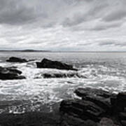 The Cloudy Day In Acadia National Park Maine Poster