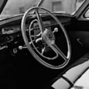 The Dashboard Of A Frazer Sedan Poster