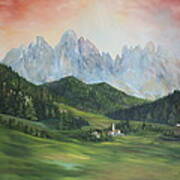 The Dolomites Italy Poster