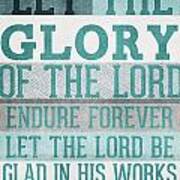 The Glory Of The Lord- Contemporary Christian Art Poster