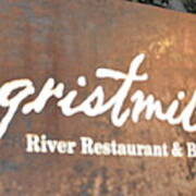 The Gristmill River Restaurant And Bar Poster