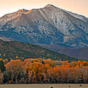 The Impressive Mount Sopris Poster