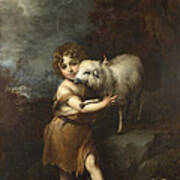 The Infant Saint John With The Lamb Poster