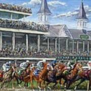 The Kentucky Derby - Churchill Downs Poster