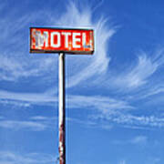Motel California Desert Hot Springs Ca Poster