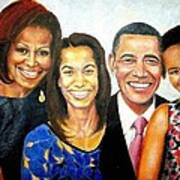 The Obama Family Poster