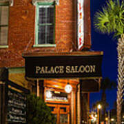 The Palace Saloon Fernandina Beach Florida Poster