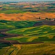 The Palouse Waves Poster