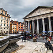 The Pantheon Rome Italy Poster